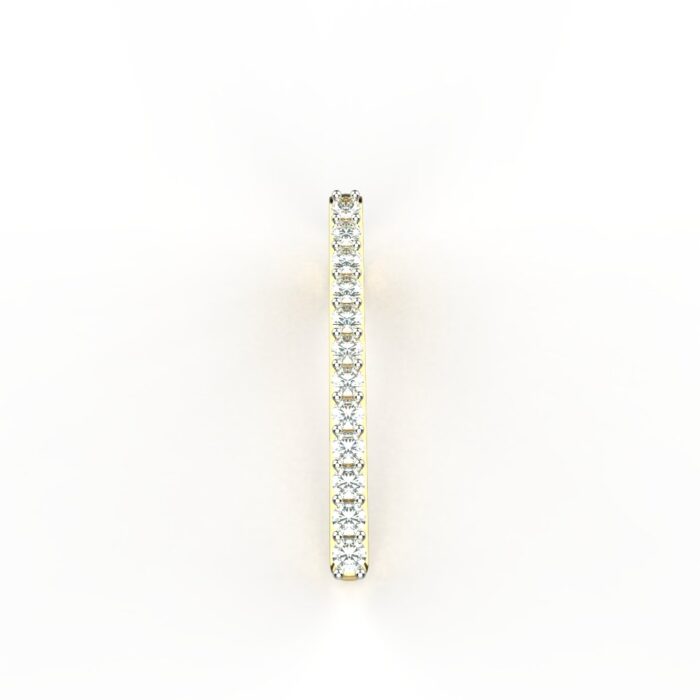 Avarta Jewellery 18k Gold Line Diamond Pendant for Girls & Women - Image 3