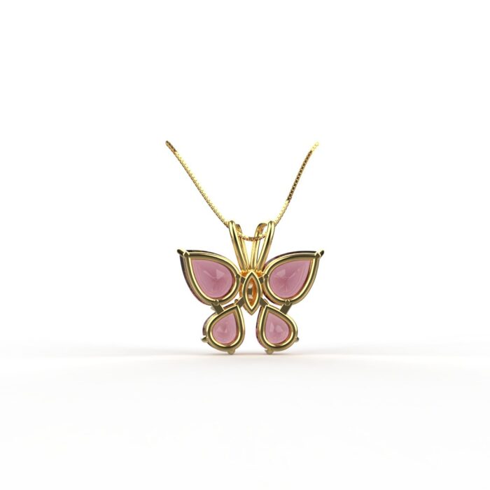 Avarta Jewellery 18k Gold & Certified Diamonds Natural Ruby Pendant For Girls & Women - Image 4