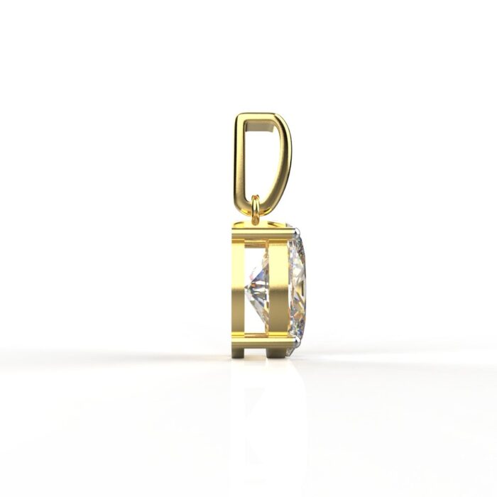 Avarta Jewellery Oval Cut Lab Grown Diamond Solitaire Pendant - Image 6