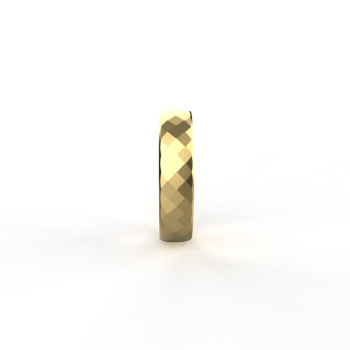 Avarta 18k Gold Faceted Ring - Image 3
