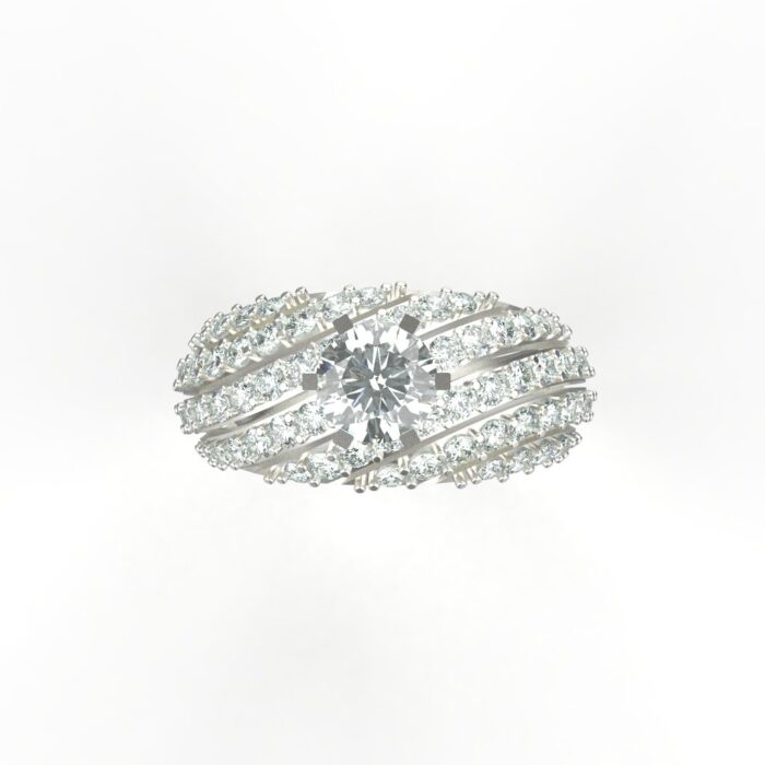 Avarta Jewellery Sterling Silver 0.50 Carat Solitaire Ring For Girls & Women - Image 3