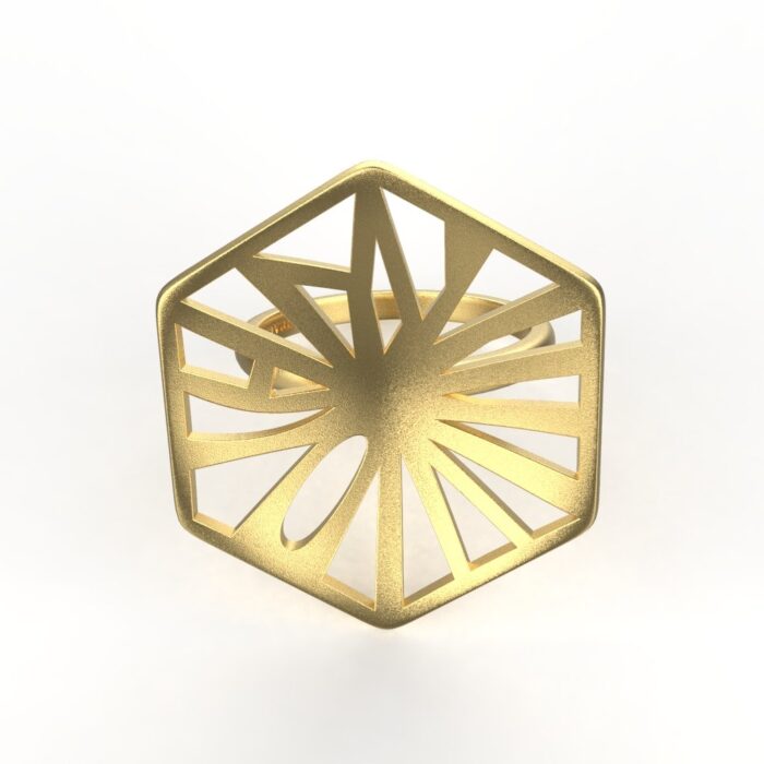 Avarta Sterling Silver Unisex Ring - Image 2