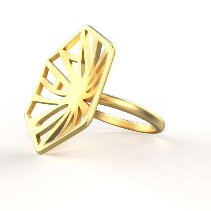 Avarta Sterling Silver Unisex Ring - Image 3