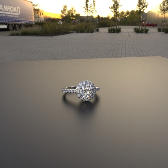 Avarta Jewellery Sterling Silver Solitaire of 1.50 Carat Wedding Ring - Image 6