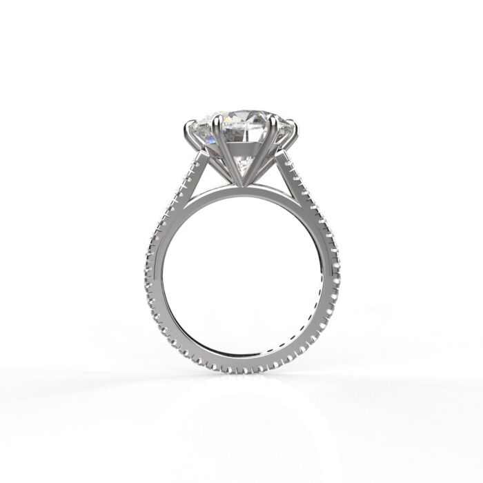 Avarta Jewellery Sterling Silver 3.80 Carat Solitaire Ring For Girls & Women - Image 6