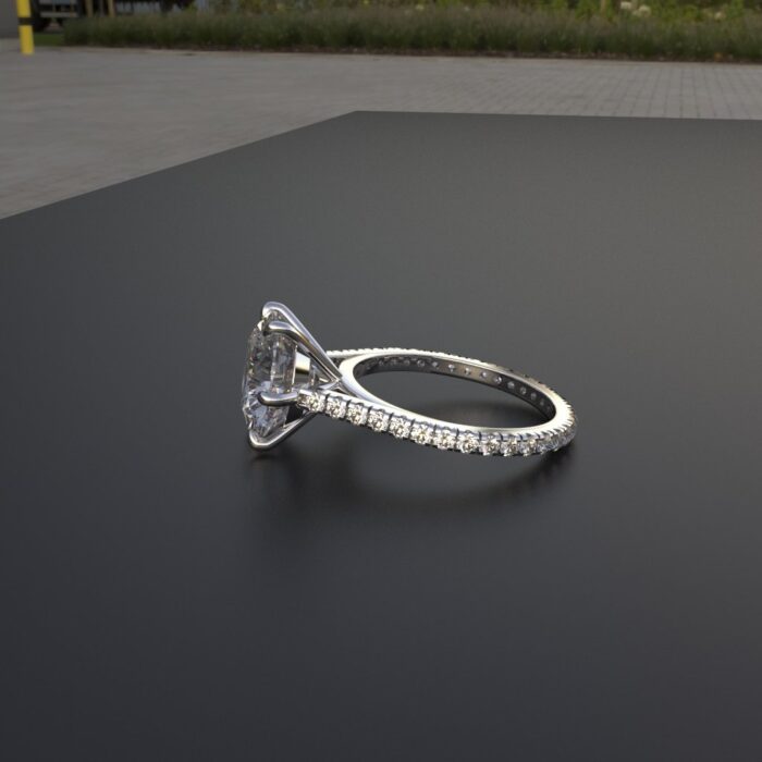 Avarta Jewellery Sterling Silver 3.80 Carat Solitaire Ring For Girls & Women - Image 3