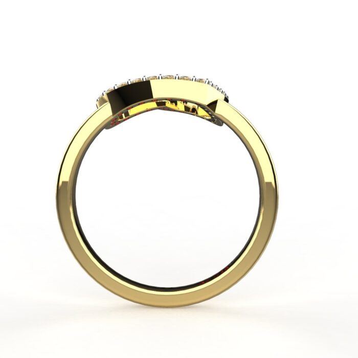 Avarta 18k Symbol of Love Diamond Ring - Image 4