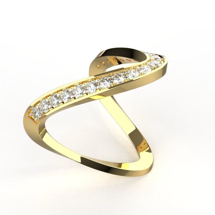 Avarta 18k Gold Aishwarya Diamond Ring