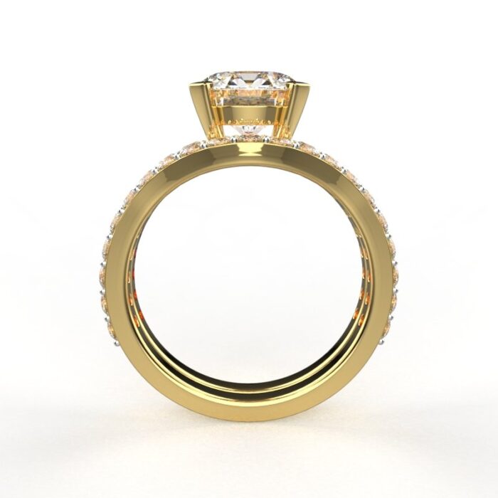 Avarta Jewellery Sterling Silver 2 Carat Solitaire Eternity Ring For Girls & Women - Image 3