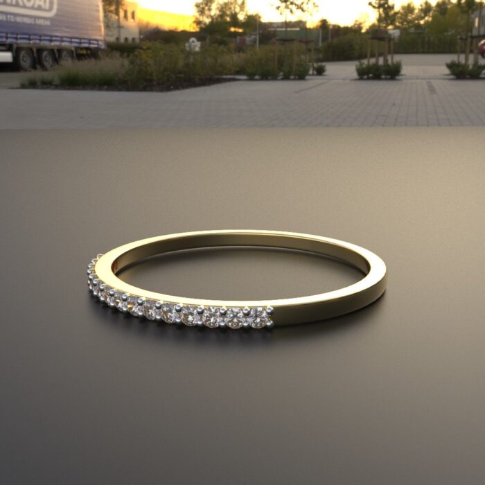 Avarta 18K Gold Stackable Band For Girls & Women - Image 3