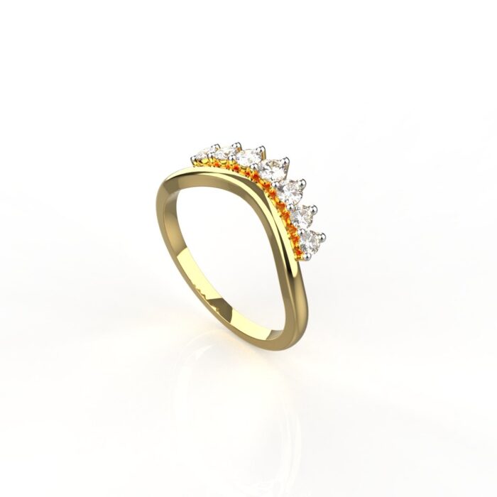 Avarta Jewellery 18K Gold Queen Ring - Image 3