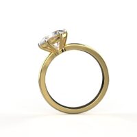 Avarta Jewellery 14k Gold 3 Carat Moissanite Ring For Girls & Women - Image 2