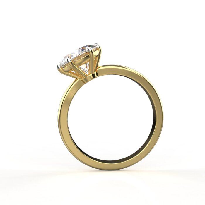 Avarta Jewellery 14k Gold 3 Carat Moissanite Ring For Girls & Women - Image 2