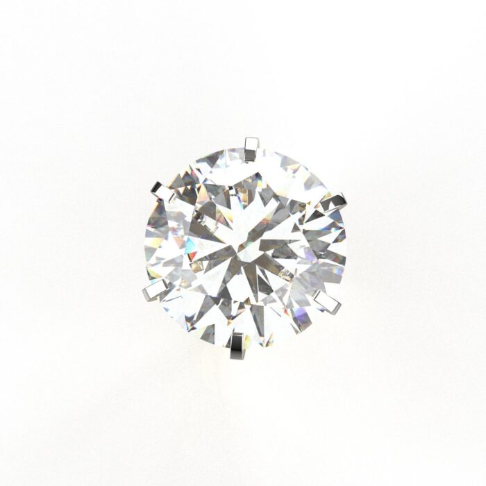 Avarta Jewellery 18k Gold 23 Carat Moissanite Solitaire Ring - Image 6