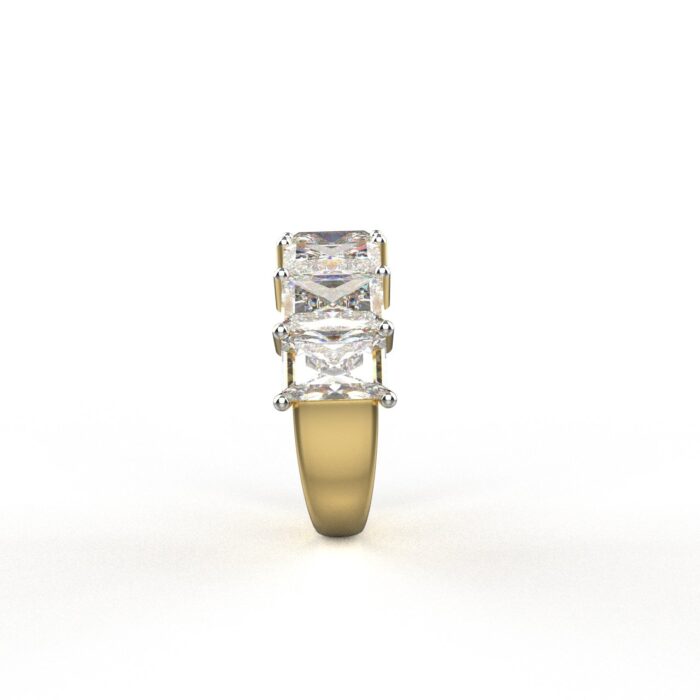 Avarta Jewellery 18k Gold 5 Carat Moissanite Eternity Ring - Image 5