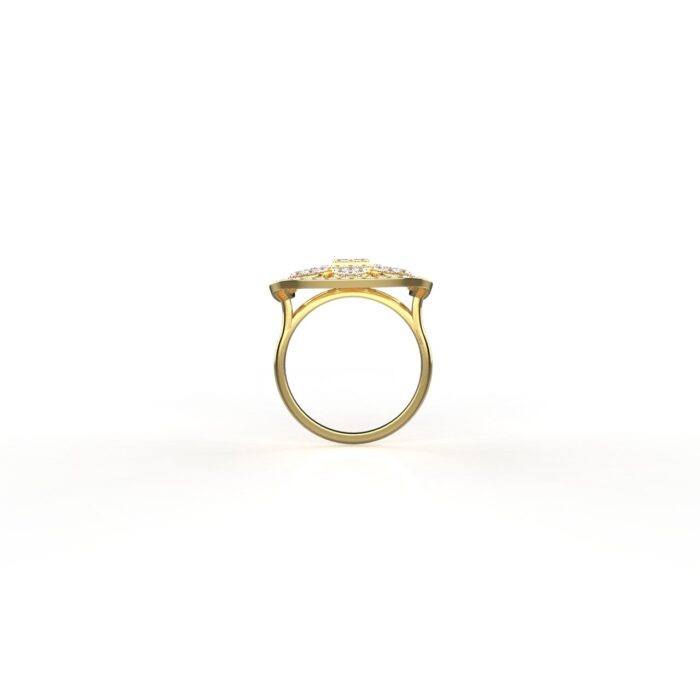 Avarta Jewellery 14k Gold Moissanite Cocktail Ring - Image 3