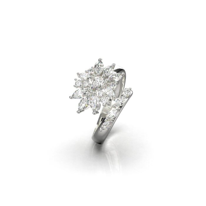 Avarta Jewellery Sterling Silver Twisted Ring - Image 3