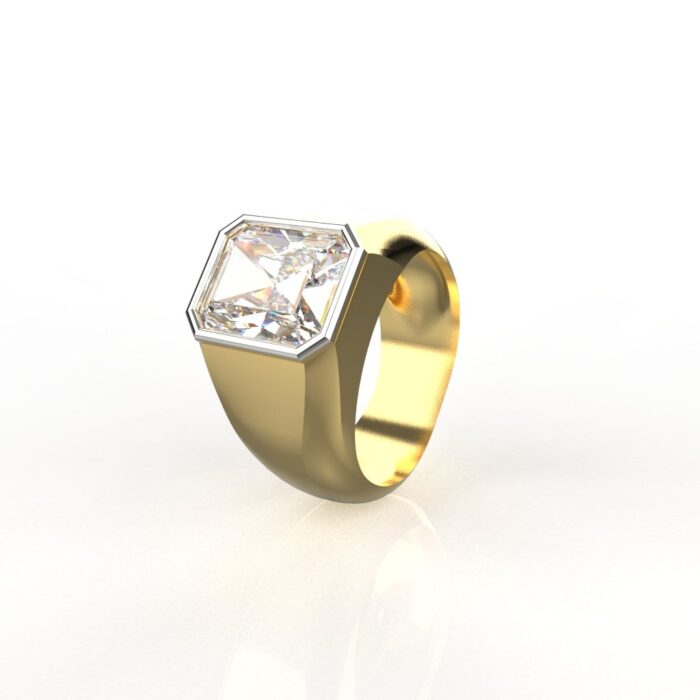 Avarta Jewellery Sterling 925 Silver 2 Carat Solitaire Ring for Men - Image 6