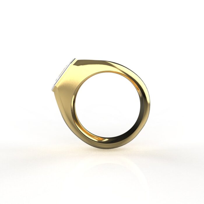 Avarta Jewellery Sterling 925 Silver 2 Carat Solitaire Ring for Men - Image 5