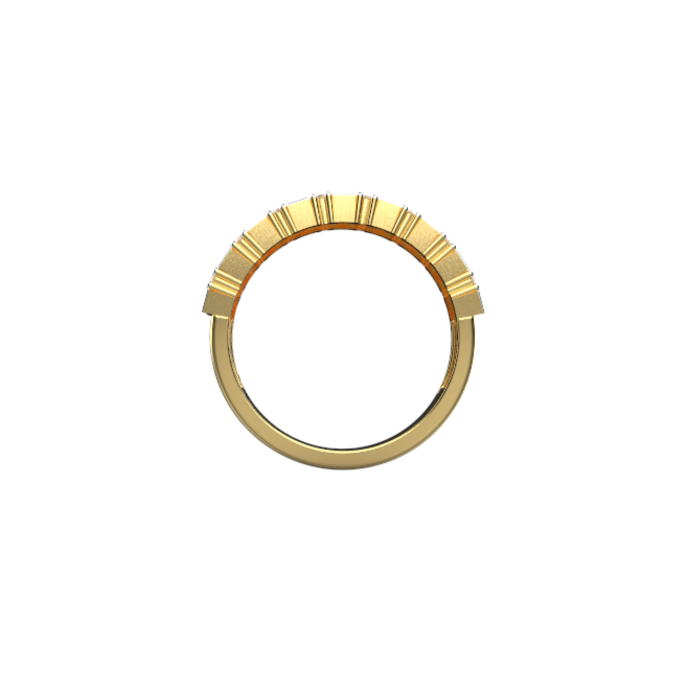 Avarta Jewellery Gold Baguette Lab Grown Diamond Ring - Image 4