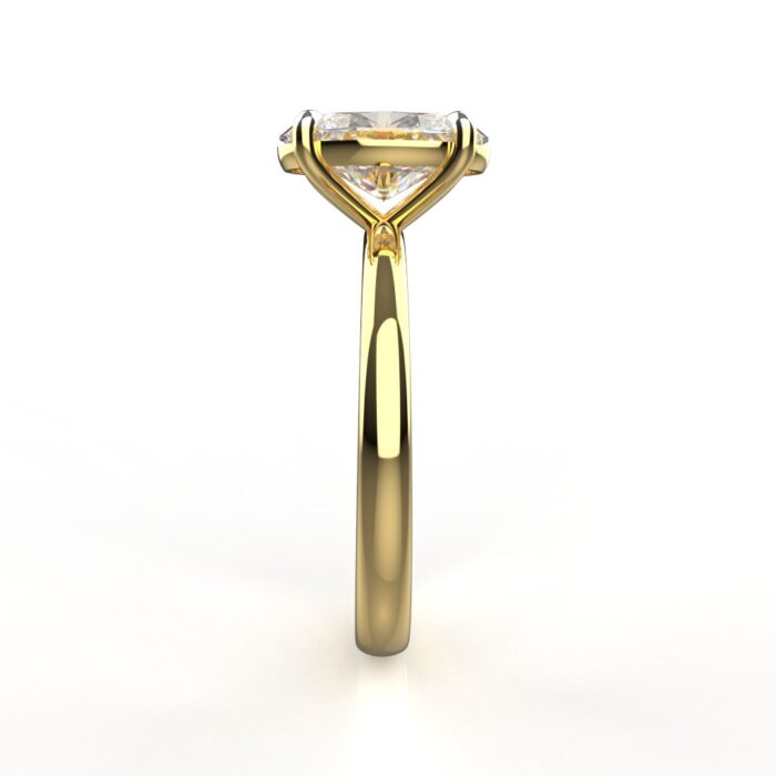 Avarta Jewellery Gold 1.50 Carat Oval Solitaire Ring - Image 2