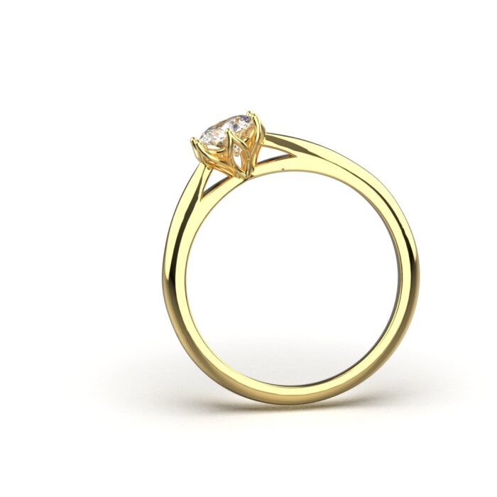 Avarta Sterling Silver Solitaire Ring For Girls & Women - Image 4
