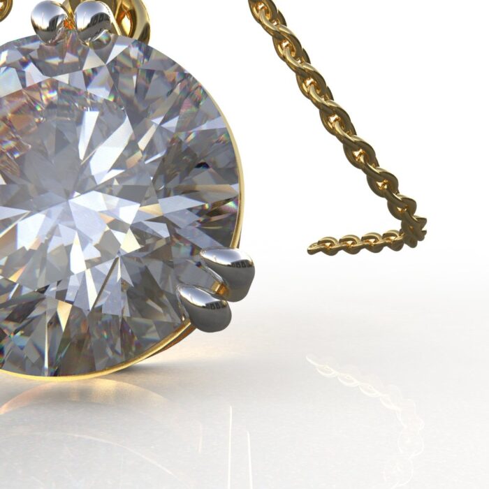Avarta Jewellery Lab Grown Diamond Solitaire Pendant - Image 4
