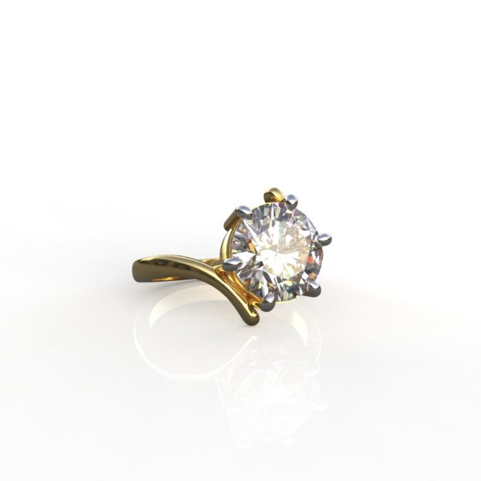Avarta Jewellery 2 Carat Lab Grown Diamond Solitaire Ring - Image 4