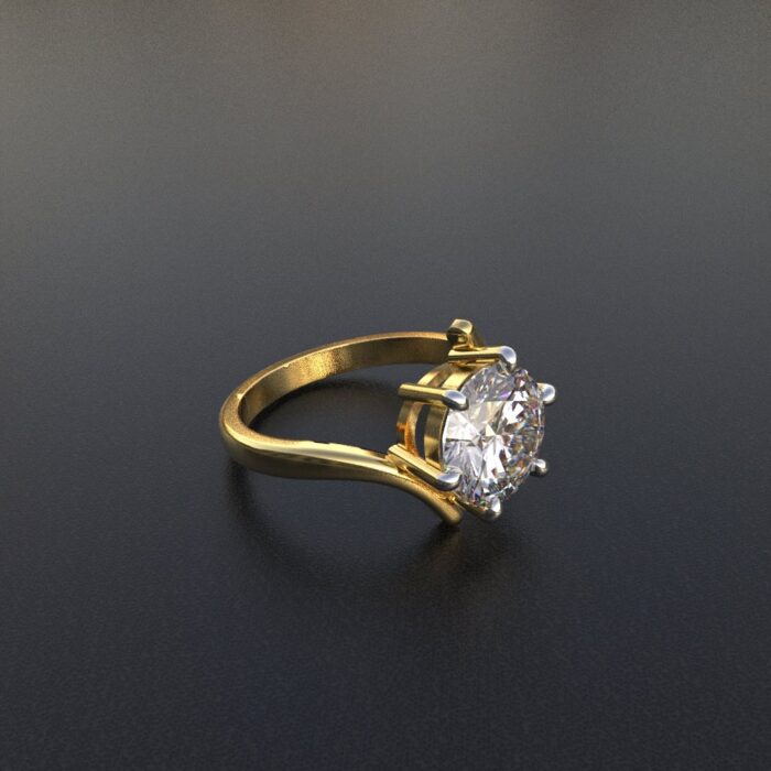 Avarta Jewellery 2 Carat Lab Grown Diamond Solitaire Ring - Image 2