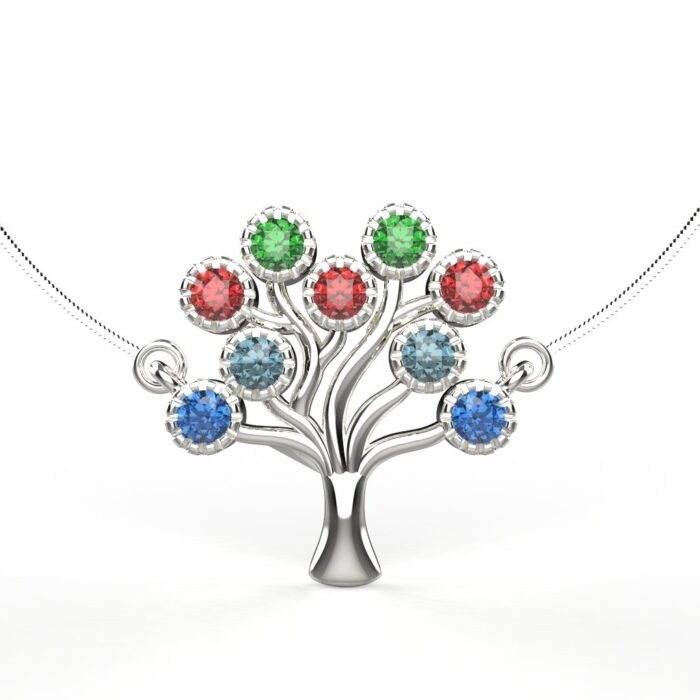 Avarta 92.5 Sterling Silver Tree of Life Pendant for Girls & Women