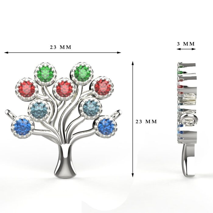 Avarta 92.5 Sterling Silver Tree of Life Pendant for Girls & Women - Image 4