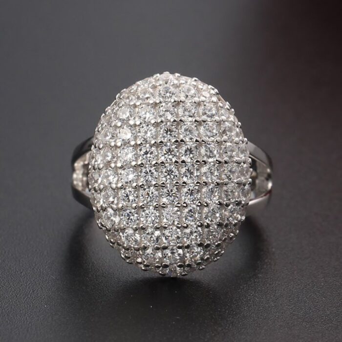 Avarta Sterling Silver Twilight American Diamond Ring - Image 4