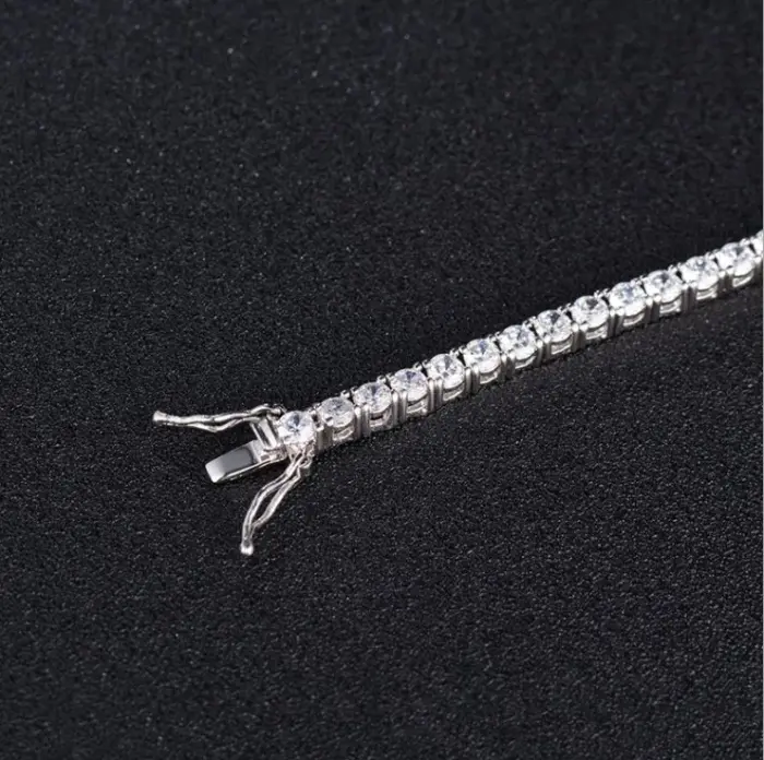 Avarta Jewellery 92.5 Sterling Silver 50 Cents Each Tennis Bracelet for Girls & Women - Image 4