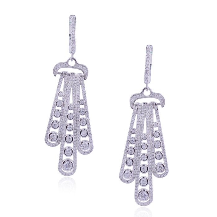 Avarta Jewellery Sterling Silver Dangling Pendant Set With Chain - Image 3