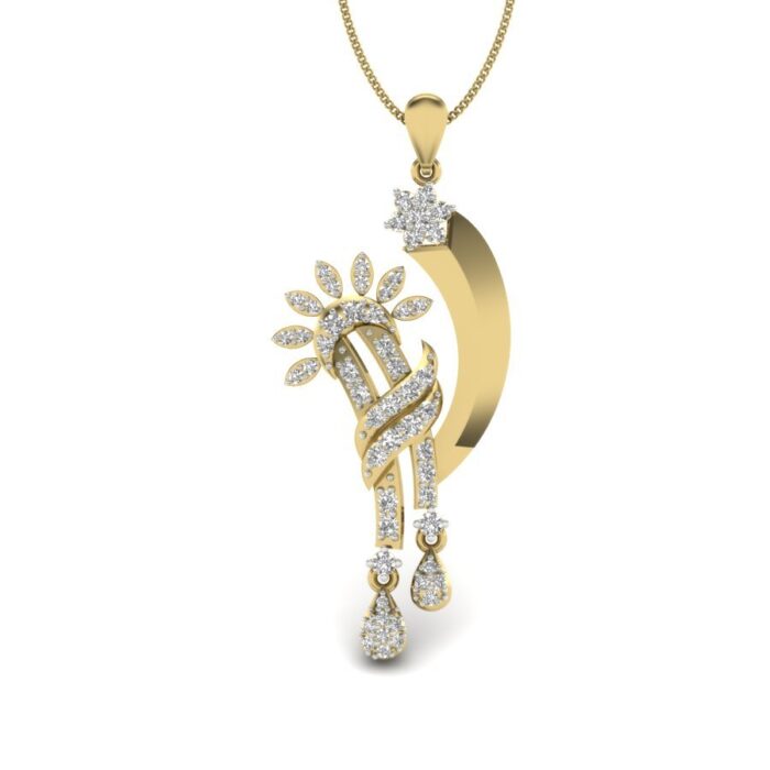 Avarta Jewellery Moonstreaks Lab Grown Diamond Pendant