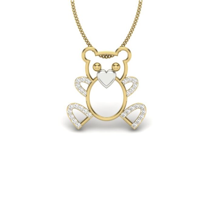 Avarta Jewellery Little Teddy Lab Grown Diamond Pendant