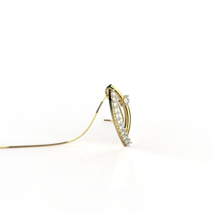 Avarta Jewellery 18k Gold Ebullient Pendant For Girls & Women - Image 3