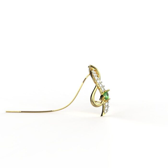 Avarta 18k Gold Dazzling Pendant For Girls & Women - Image 3