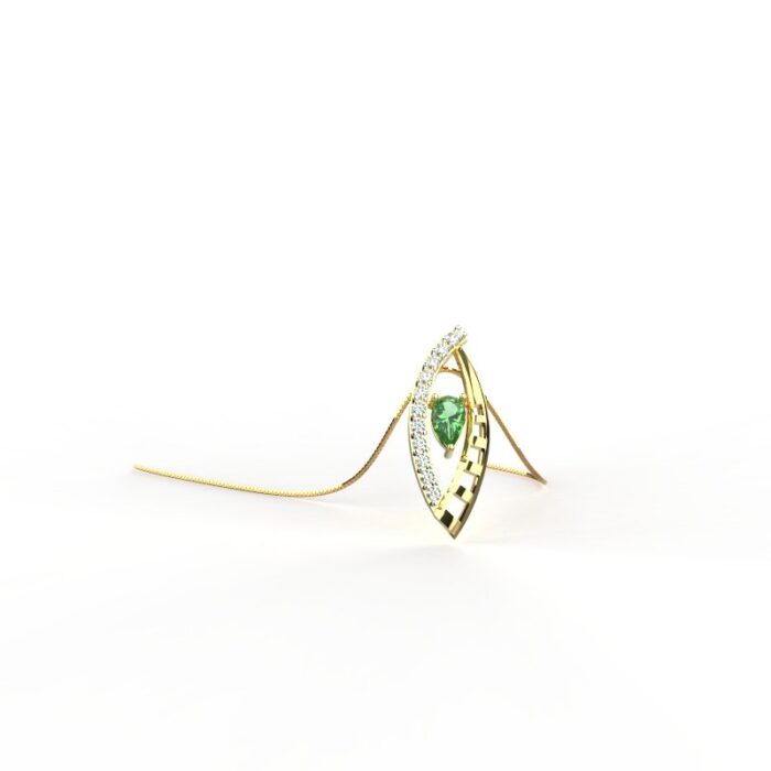 Avarta Jewellery 18k Gold Entice Pendant For Girls & Women