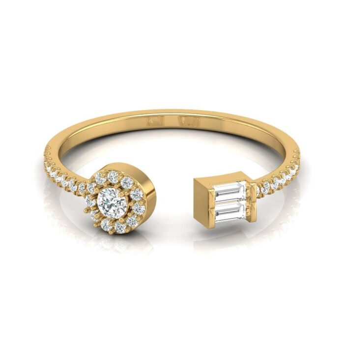 Avarta Jewellery 18K Gold Resizable Diamond Ring - Image 2