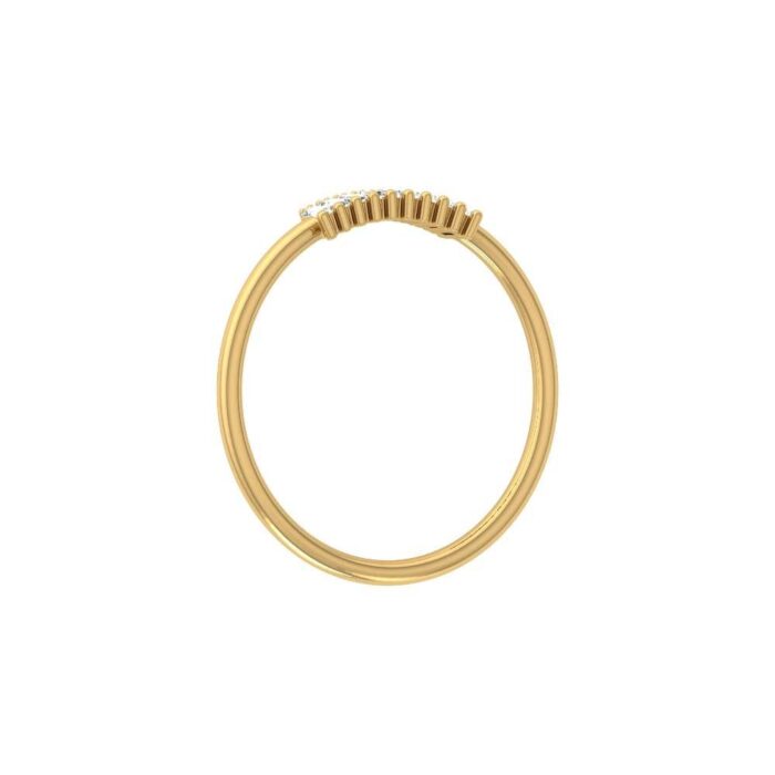 Avarta Jewellery 18K Gold Baguette Diamond Ring - Image 3