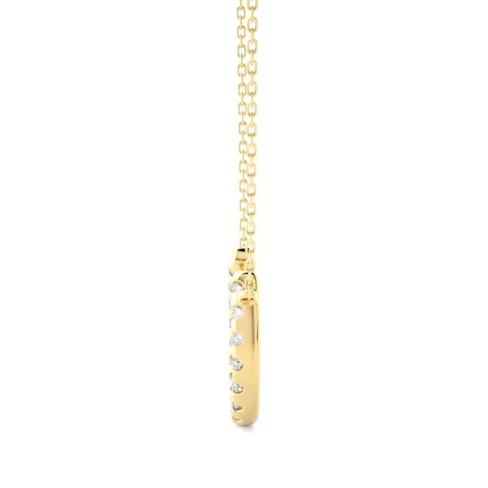 Avarta Jewellery 18k Gold Horseshoe Diamond Pendant - Image 4