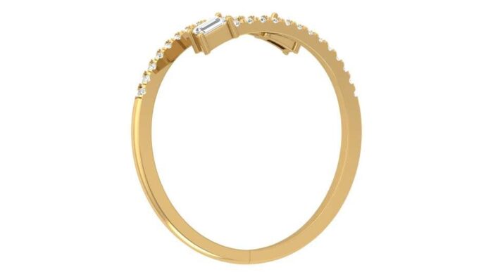 Avarta Jewellery 18K Gold Diamond Resizable Ring - Image 3
