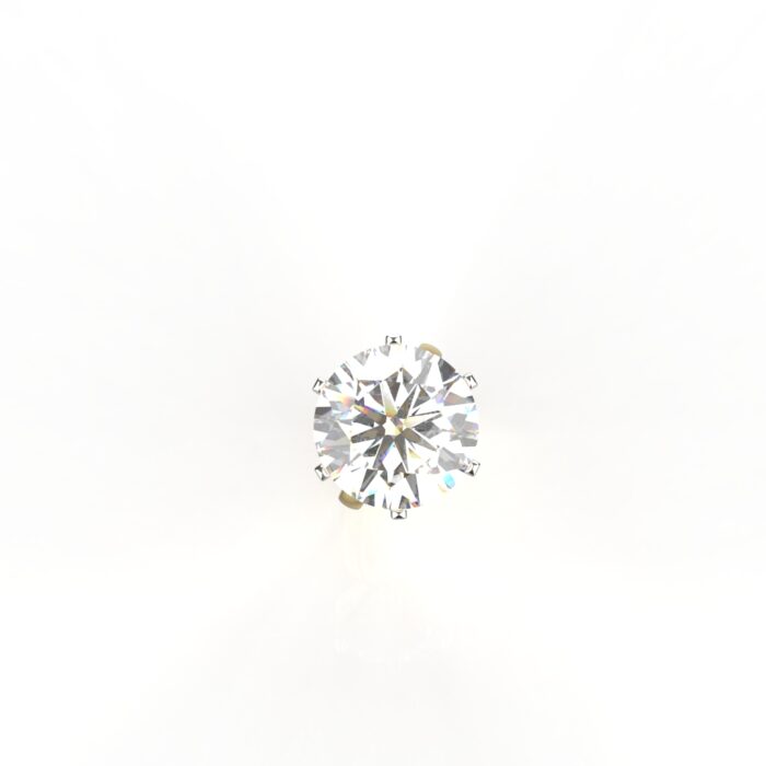 Avarta Jewellery Gold 10 Carat Moissanite Solitaire Ring - Image 7