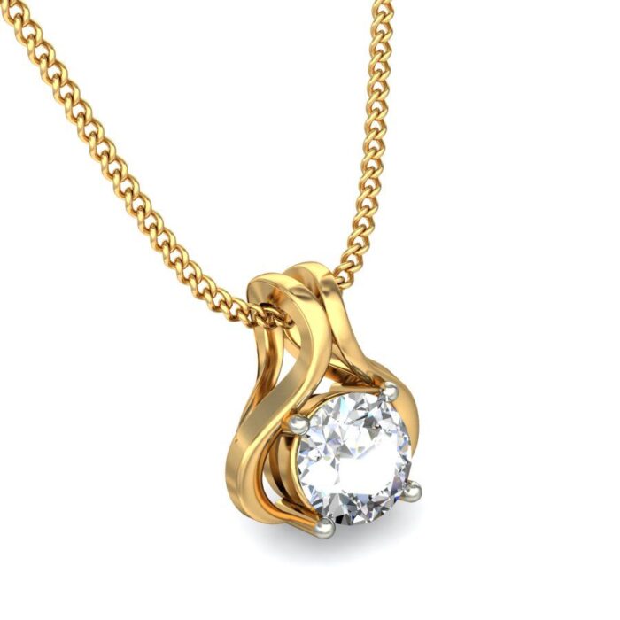 Avarta Jewellery Solitaire Pendant With Lab Grown Diamond - Image 4