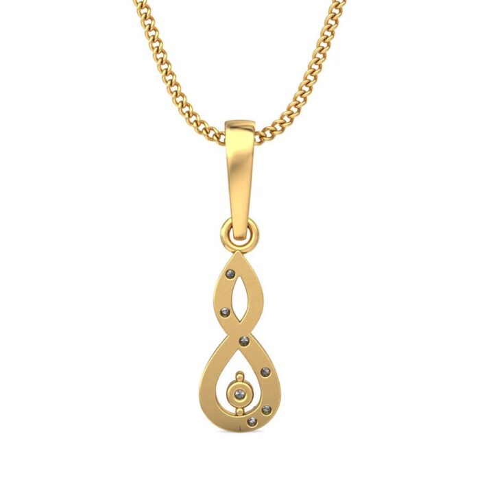 Avarta Jewellery Infinity Pendant With Lab Grown Diamond - Image 4