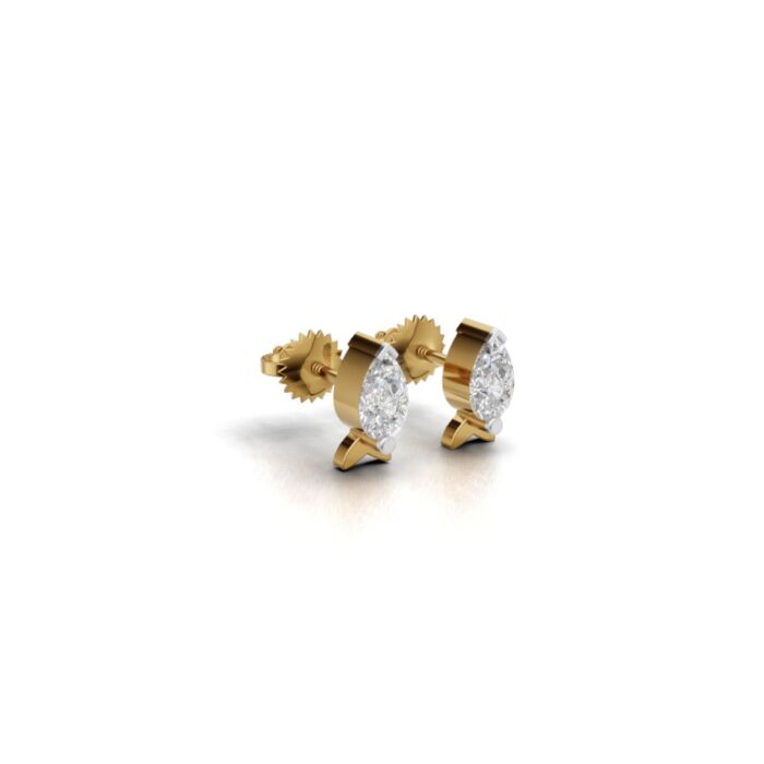 Avarta Gold Marine Diamond Earrings for Kids - Image 3