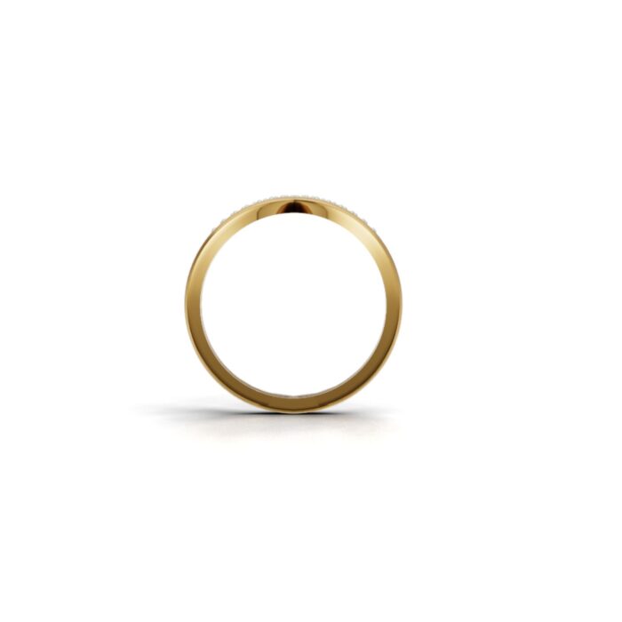 Avarta Shimmering Gold Lab Diamond Ring - Image 4