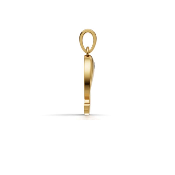 Avarta Adore Gold Diamond Om Ganesh Pendant - Image 6