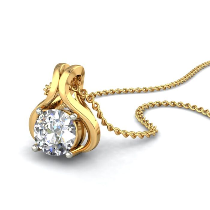 Avarta Jewellery Solitaire Pendant With Lab Grown Diamond - Image 3